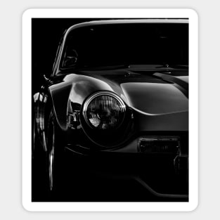 Vintage TVR Monochrome Sticker